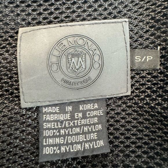 Club Monaco bomber jacket Unisex size small - Picture 4 of 5